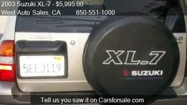 2003 Suzuki XL-7 Touring 2WD - for sale in Belmont, CA 94002 смотреть онлайн
