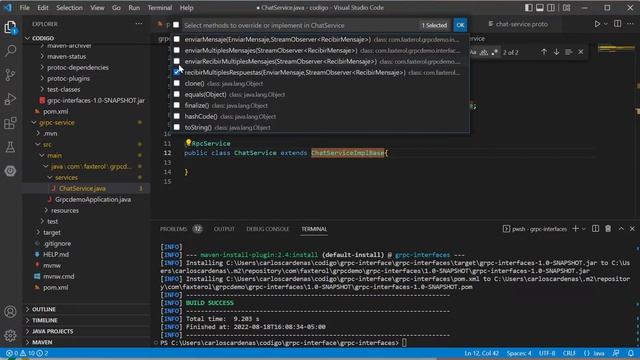 ?? [TUTORIAL] Servicio gRPC con Java, Spring Boot y pruebas con Postman смотреть онлайн