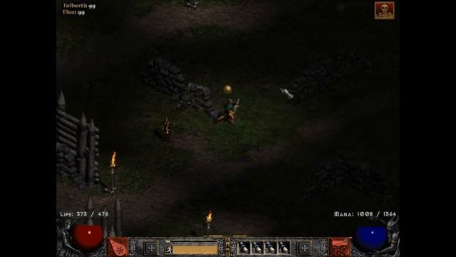 Diablo II LLD lvl30 - Sorc vs. Necro смотреть онлайн