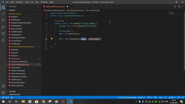 Java Program to remove all the white spaces from a string | java tutorial for beginners in hindi смотреть онлайн