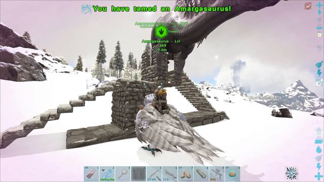 Taming a Max Level Amargasaurus the Easy Way! - ARK Lost Island [DLC E16] смотреть онлайн