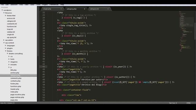 15. Mostrar las entradas por categoría usando el archivo category php смотреть онлайн