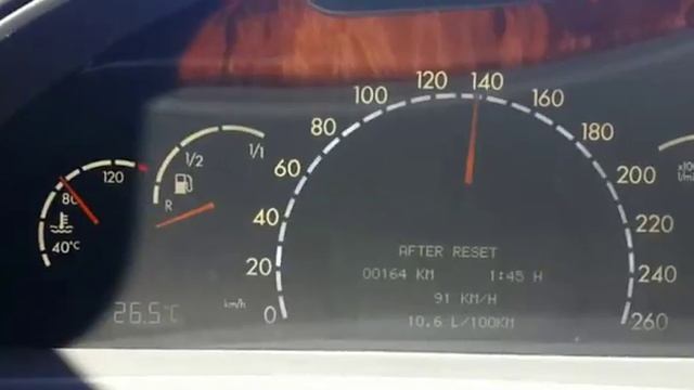 Mercedes-Benz S600 V12 W220 M137 ГБО расход топлива