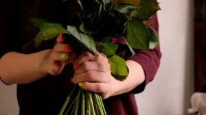 Как собрать букет по спирали