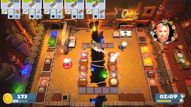 『OVERCOOKED!』 Хардкорное кулинарное путешествие Евы и Алекса смотреть онлайн