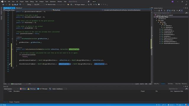 Path finding with A* (A Star) in how to build a AI Bot Race Car Controller in Unity tutorial Part 4 смотреть онлайн