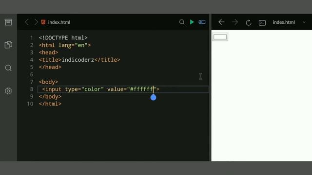 How to created the color picker in html & css смотреть онлайн
