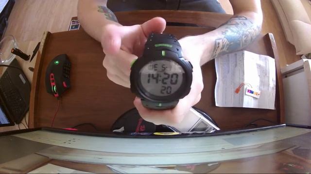 Часы для охоты и рыбалки SKMEI WR 50M с aliexpress смотреть онлайн