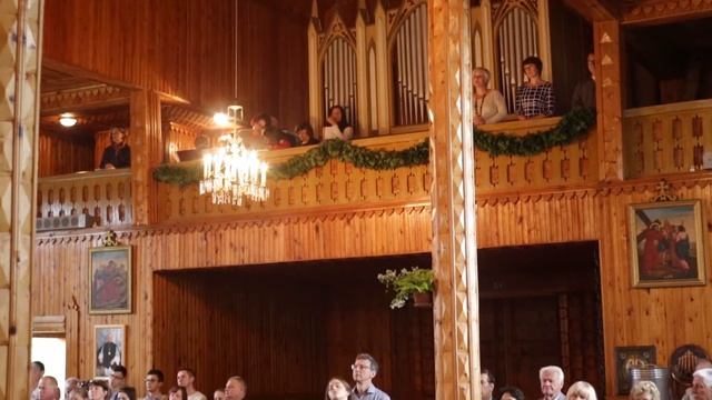 Святой праздник Успения Пресвятой Богородицы в Даугайляй смотреть онлайн