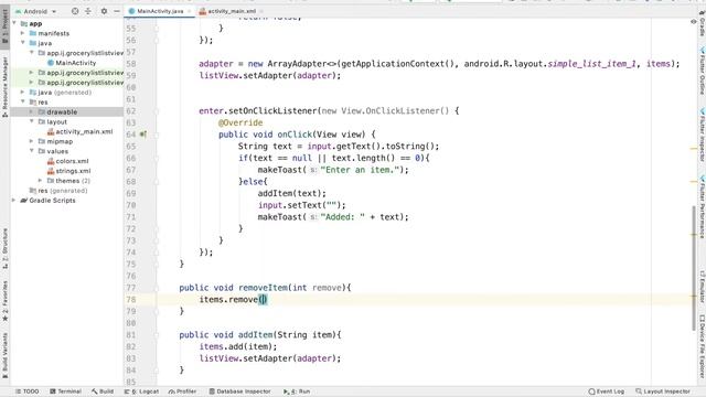 4. Remove Rows from ListView Dynamically смотреть онлайн