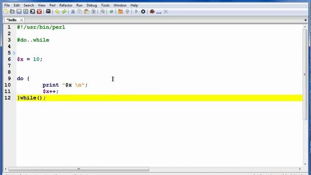 perl tutorial NO 28 do while loop смотреть онлайн