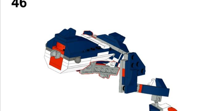 Lego 31088 two sets Alternate build - Death Angel from "A Quite Place" смотреть онлайн