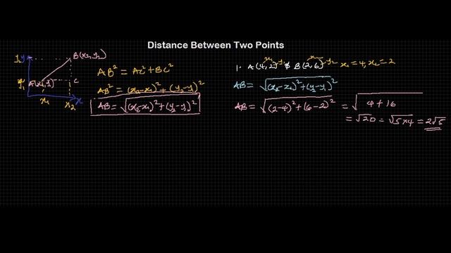 How To Calculate Distance Between Two Points || Coordinate Geometry || MAT112 смотреть онлайн