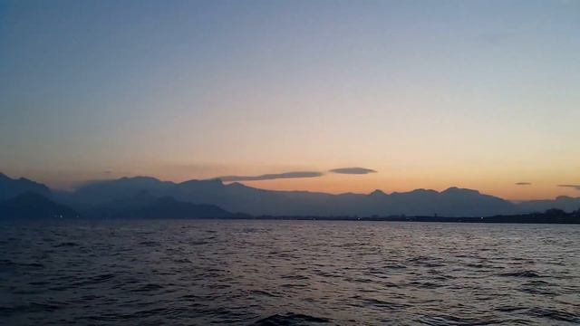 Анталия ,красивый закат на море смотреть онлайн