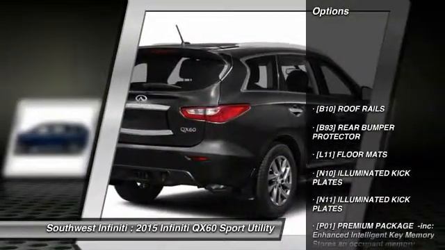 2015 Infiniti QX60 Houston Texas 15X6326 смотреть онлайн