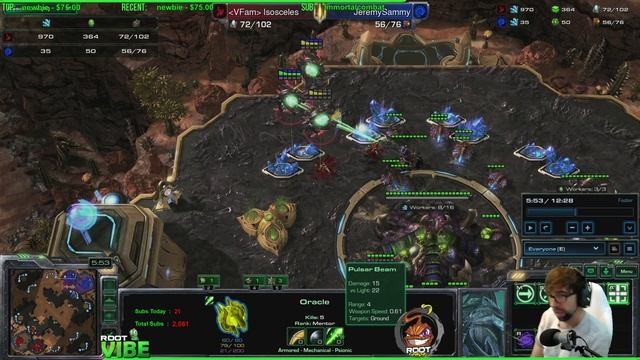 ViBE - (RA) - Diamond ZvP Explaining how to rush Skytoss смотреть онлайн