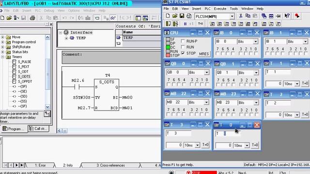 SIMATIC STEP 7 Professional таймер с задержкой включения с запоминанием смотреть онлайн