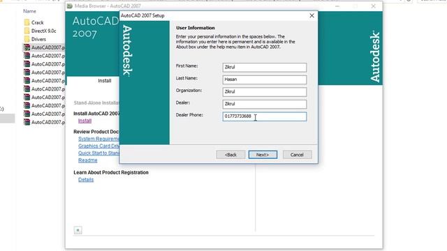 How to Install Auto CAD 2007 any PC/windows-7/8/8.1/10 in Bangla смотреть онлайн