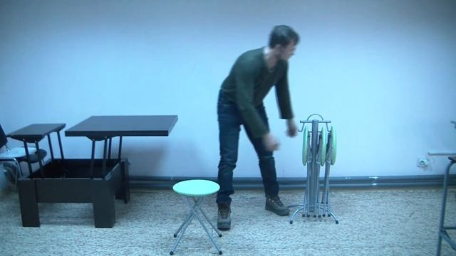 Набор складных табуретов для кухни на подставке. Мебель-трансформер.рф смотреть онлайн