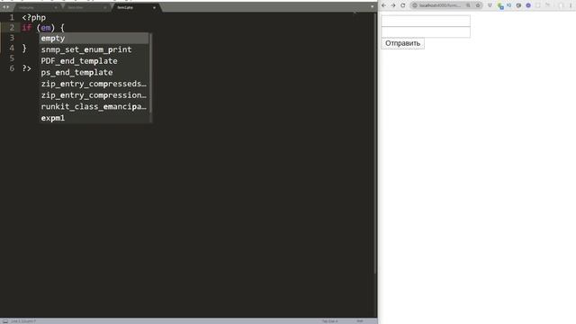 НТМL-форма и ее обработчик на PHP | Базовый курс PHP-7 смотреть онлайн