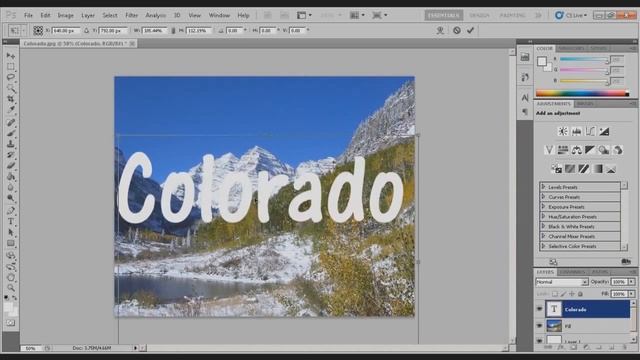 Photoshop CS5 Tutorials: Put Pictures in text смотреть онлайн