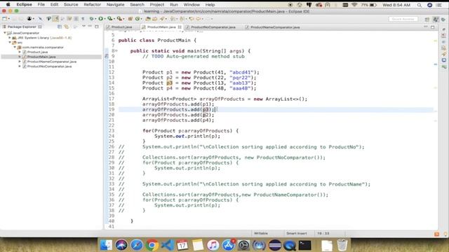 What is a Comparator interface in Java смотреть онлайн