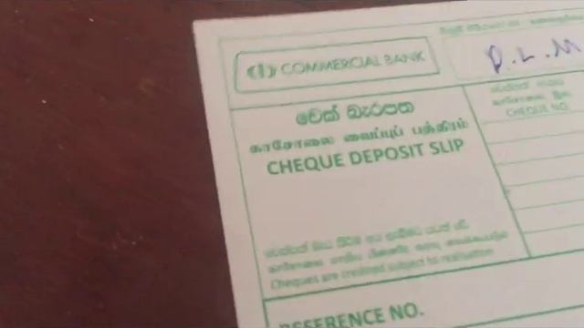 චෙක් එකක් ඩ්පොසිට් කරන්නේ කොහොමද -how to deposit a cheque step by step - lion lanka labs смотреть онлайн