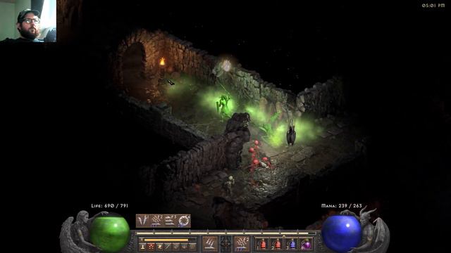 Diablo 2 Resurrected - Part 15 Amazon Charged Strike & Plague Javelin - Act 3 Hell [4K 120FPS] смотреть онлайн