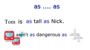 Конструкция as ... as в английском языке для сравнения прилагательных и наречий
