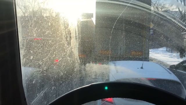 Из Твери в Москву на Mercedes 814 | Работа в сильный мороз смотреть онлайн