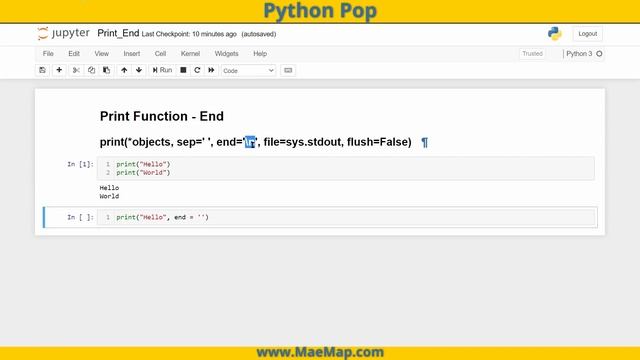 Python Pop: Print- End смотреть онлайн