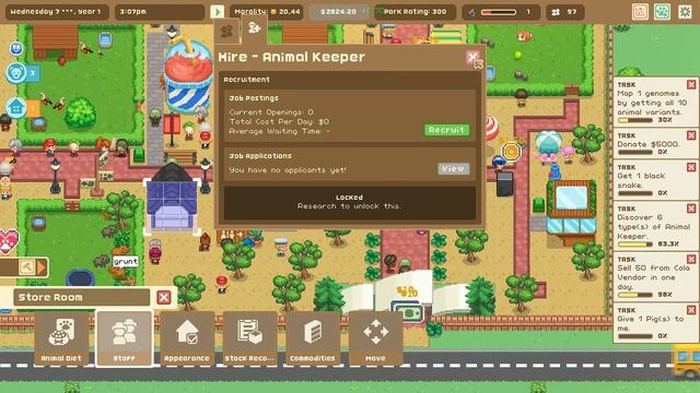 ПОСТРОИЛ ФЕРМУ ЧТОБЫ КОРМИТЬ ЗВЕРУШЕК! Let's build a zoo ep3 смотреть онлайн