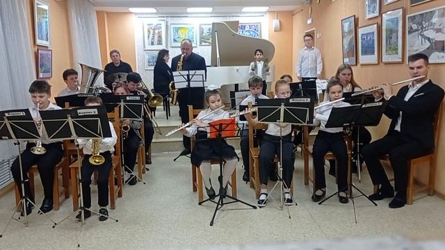 оркестр Виват Друзья ДШИ 1 Нижний Тагил К.Грабарь Октябрьский марш смотреть онлайн