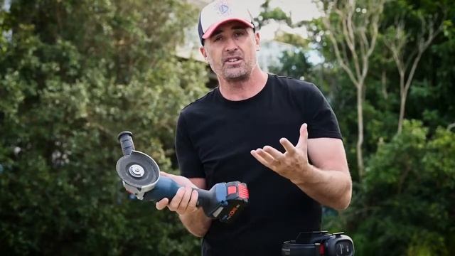 Bosch GWS 18V-15 C BITURBO Grinder смотреть онлайн