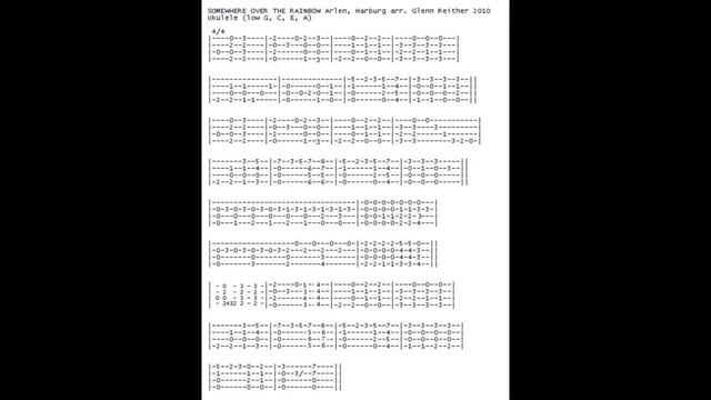 Somewhere Over The Rainbow ukulele jazzy version смотреть онлайн