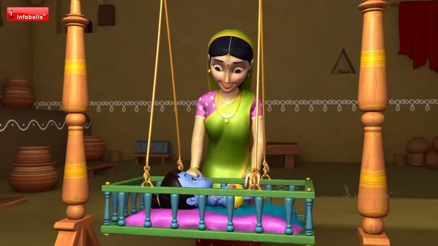 Jo Achyutananda Jo Jo Mukunda | Telugu Rhymes & Baby Songs | Infobells смотреть онлайн