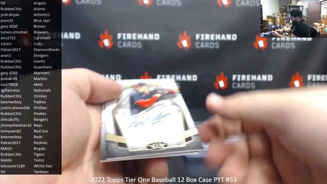 4/8/2023 2022 Topps Tier One Baseball 12 Box Case PYT #53 смотреть онлайн
