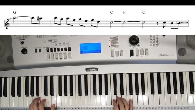 "I do,I do,I do" ноты, как играть на синтезаторе с аккордами смотреть онлайн