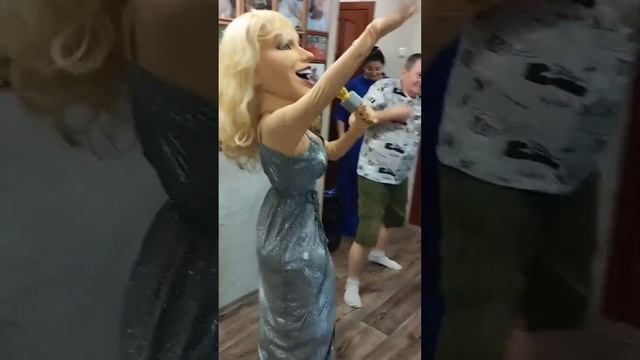 Ростовая кукла Аллегрова. поздравления. день рождения. шоу пародий