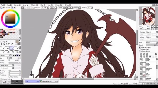 [Digital Anime Speedpaint] Alice - Pandora Hearts смотреть онлайн