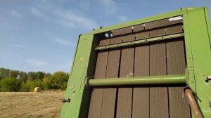 Пресс подборщик Джон Дир 550 переделка вязального аппарата.