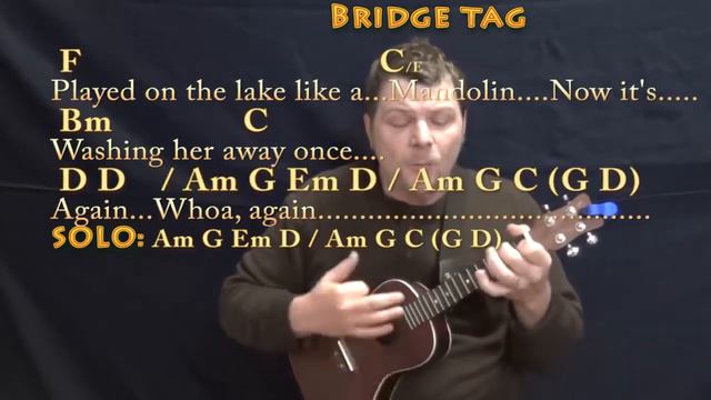 Mandolin Rain (Bruce Hornsby) Ukulele Cover Lesson in G with Chords/Lyrics смотреть онлайн