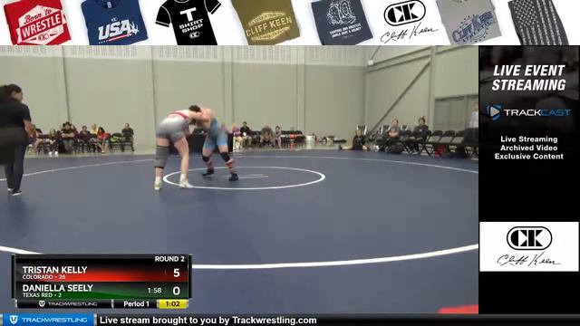 Mat 3 180 Tristan Kelly Colorado Vs DANIELLA SEELY Texas Red смотреть онлайн