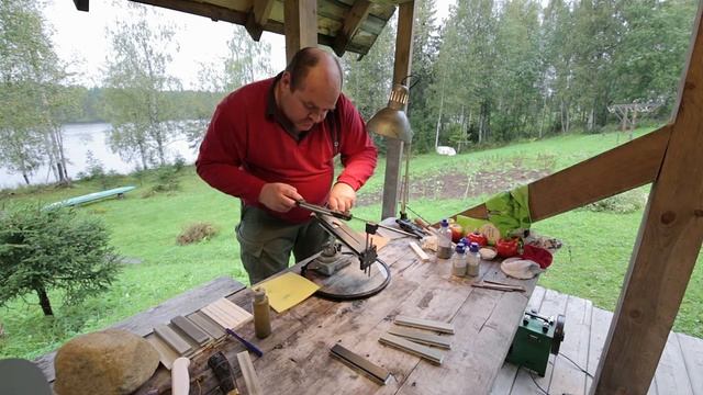 Заточка ножа на апексе камнями Гриндерман из карбида кремния смотреть онлайн