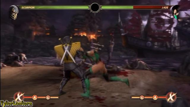 MK9 - Scorpion 68% Damage Combo (Without X-RAY) - Mortal Kombat 9 (2011) смотреть онлайн