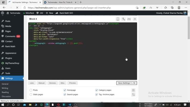 How To Add Google Adsense Code In WordPress 2021 | Ad Inserter wordpress Plugin | Adsense Tricks смотреть онлайн
