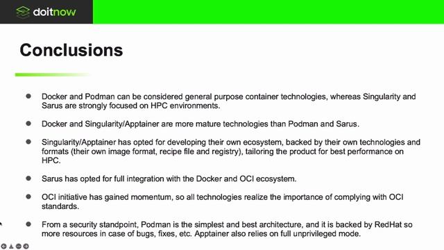 2023 Swiss Conference: Container Technology for HPC смотреть онлайн