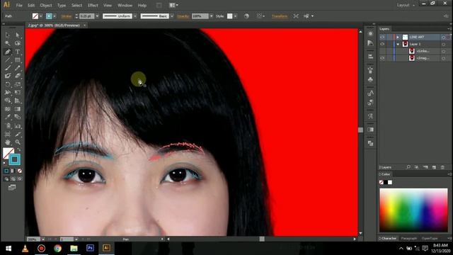 Cara membuat vector art | Step by step Part 1| Adobe Illustrator CS6 смотреть онлайн