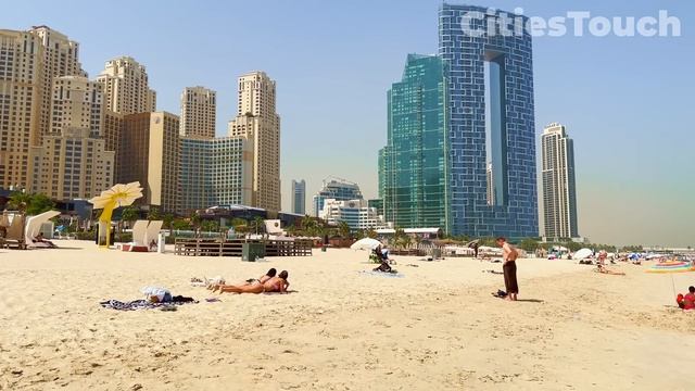Dubai ?? JBR. The Beach [ 4K ] Walking Tour смотреть онлайн