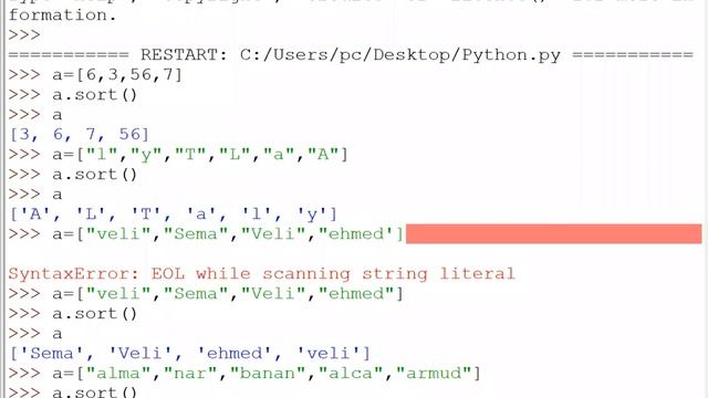 Setr ve Siyahi metodlari.-2-Python Tutorial for Beginners (Full Course) смотреть онлайн